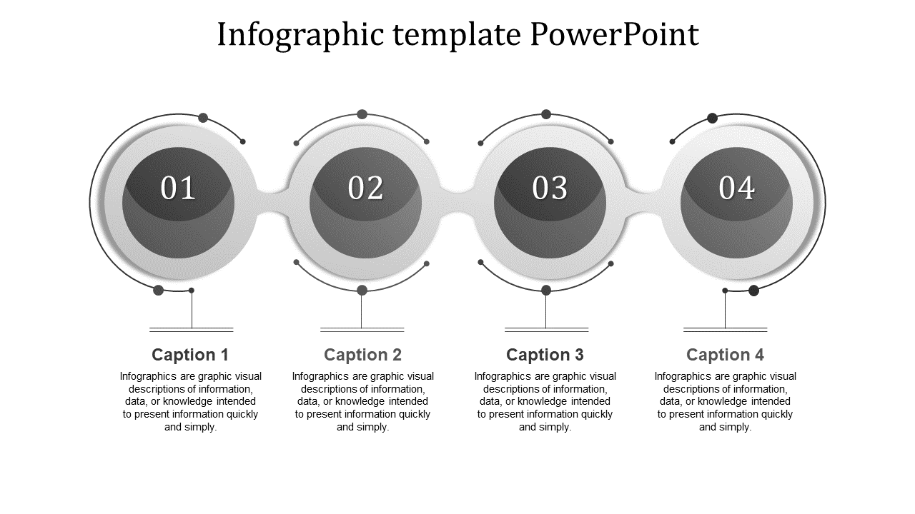 Infographic Template PowerPoint-Grey